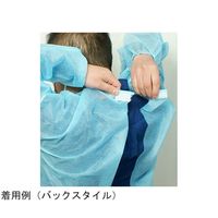 小野商事 不織布アイソレーションガウン マジックテープ 100着 WS6675 1箱(100着) 65-9969-15（直送品）