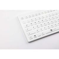 GETT 洗えるシリコンキーボード IP68保護 有線USBケーブル キー数110 KSI-U10200 1個 67-5721-42（直送品）