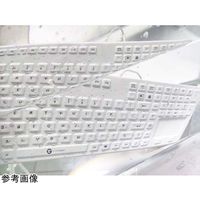 GETT 洗えるシリコンキーボード IP68保護 有線USBケーブル キー数109 KSI-U10210 1個 67-5721-43（直送品）