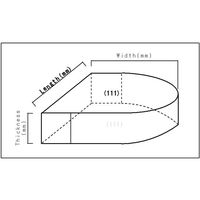単結晶ダイヤモンド(ダイヤモンド工具用途)DEーH<上下面(111)> 3×2×1.2mm CMMCS44AA-302012 1個（直送品）