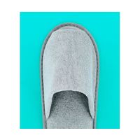 トータス スリッパ グレー Tー3CA 130足入 C002 1箱(130足) 68-0761-69（直送品）