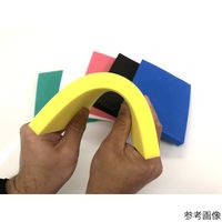アズワン 硬質カラースポンジ 発泡ポリエチレン 黄 20×1000×1000mm 68-0776-67 1個（直送品）