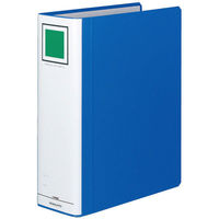 コクヨ　チューブファイル　エコツインR　A4タテ　とじ厚80mm　青　両開きパイプ式ファイル　フ-RT680B　1冊（わけあり品）