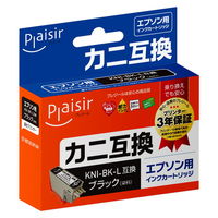 プレジール エプソン（EPSON）用 互換インク PLE-EKNIL-B ブラック KNI-BK-L対応 1個
