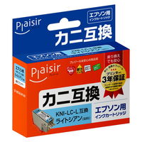 プレジール エプソン（EPSON）用 互換インク PLE-EKNIL-LC ライトシアン KNI-LC-L対応 1個