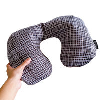 パラデック Kateva ポンプ式ネックピロー　トラベル　安眠　KTVー440 BK KTVー440BK 1ヶ