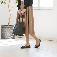 パラデック Les Plier Classic 携帯スリッパ PLLー2 RBK リボンブラック 23.5～24.5cm 1足