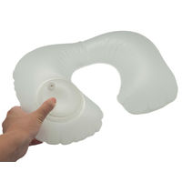 パラデック Kateva ポンプ式ネックピロー　トラベル　安眠　KTVー440 BL KTVー440BL 1ヶ