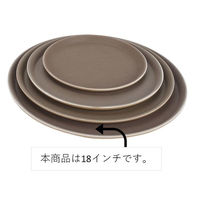 スマイル ノンスリップトレイ 18インチ(直径45.5cm) 790481 1枚（わけあり品）