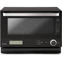 アイリスオーヤマ スチームオーブンレンジ 庫内容量 18L 電子レンジ ブラック MO-F1808-B １台（わけあり品）