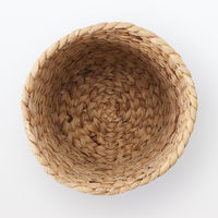 無印良品 ウォーターヒヤシンス ラウンド バスケット 深 約直径２６×高さ３０ｃｍ 良品計画