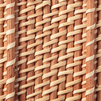 無印良品 重なるラタン長方形ボックス ハーフ 浅 約幅２６×奥行９×高さ６ｃｍ 良品計画