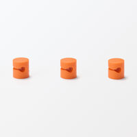 無印良品 マグネットケーブルホルダー ３個入り オレンジ 良品計画