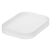 無印良品 再生ポリプロピレン入りメイクボックス用フタ Ｓ 約１１７×１５７×２０ｍｍ 1セット（1個×2） 良品計画