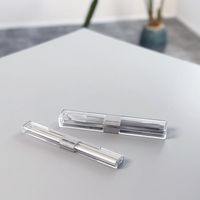 岩崎工業 とっても強いケース入り19.5cm箸 Hー591 お弁当 食洗器対応 ライトグレー 1個