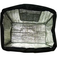 マツシロ 保冷エコマイバッグ レジカゴサイズ ブラック 61HRMB 1枚（直送品）