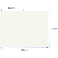 ライオン事務器 折りたたみカッティングマット A2サイズ(折りたたみ時A3)両面使用可能 FCM-60 1枚