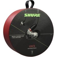 SHURE 高遮音性イヤホン/クリア(リモコンマイク付きケーブル) SE53BACL+UNI-A 1個（直送品）