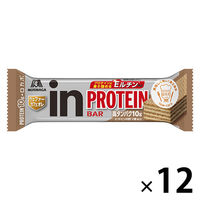 森永製菓　inバー（インバー） プロテイン カフェオレ　1セット（12本）　栄養補助食品