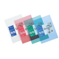 コクヨ ファスナーファイル＜クリヤーカラー＞　プレゼンファイル A4タテ 2穴　約90枚収容 緑（グリーン） フ-P170G 10冊入