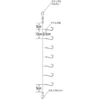 ハヤブサ C218-1-0.2 ワカサギ 秋田キツネ 7本鈎 1袋（直送品）