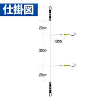 ハヤブサ NB385-14-8 達人 ハモ胴突式 2セット 1袋（直送品）