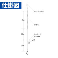 ハヤブサ NT533-13-3 投釣+α根掛かり2本鈎3セット　1袋（直送品）