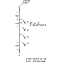 ハヤブサ SS429-10-10 船極落込 ケイムラホロイサキ4本 1袋（直送品）