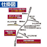 ハヤブサ SS472-M ジギングサビキ 真鯛用 1袋（直送品）