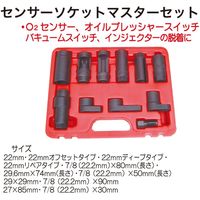 レックス センサーソケットマスターセット RT13-20911B 1セット（直送品）