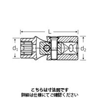 スタビレー (3/8SQ)ユニフレックスソケット 47TXーE12 1個（直送品）