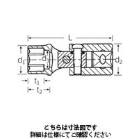 スタビレー (1/2SQ)ユニフレックスソケット (6角) 53ー13 1個（直送品）