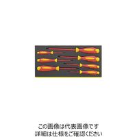 エスコ 7本組 [+ Pozi]ドライバー(絶縁) EA612TA-49 1セット（直送品）