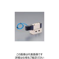 エスコ AC100V・Rc1/2” 5方向電磁弁(流量12.00C) EA153HL-53 1個（直送品）
