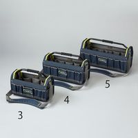 エスコ 508x233x285mm オープン型ツールバッグ EA925LA-4 1個（直送品）