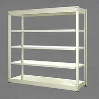 エスコ 1790x600x1800mm/150kg/5段 スチール棚 EA976DN-180C 1台(1個)（直送品）