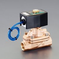 エスコ AC100V・Rc3/4” 2方向電磁弁(パイロット式) EA153HB-17 1個（直送品）