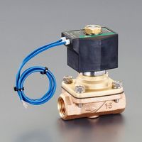 エスコ AC100V・Rc 1” 2方向電磁弁(パイロットキック式) EA153HC-29 1個（直送品）