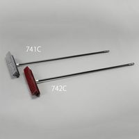エスコ 610x1524mm フロアーブラシ(ハード/2本) EA928BM-742C 1組（直送品）