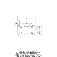 エスコ 150mm キャスター(固定金具・ステンレス製) EA986PT-535 1個（直送品）