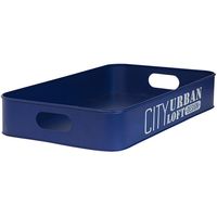 ベストコ 多目的収納ボックス シティーアーバン 浅型L ND-4547 幅500×奥行300×高さ80mm ネイビー 1個（直送品）