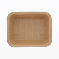 シモジマ 食品容器 クラフトフードコンテナ R14-17 004500027 1セット(1袋(50枚)×12)