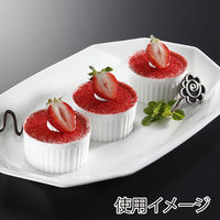 【ケース販売】デザートカップ サベリーナ N-SB-H-7037 PP乳白 004739585 1ケース(16枚入×50袋)（直送品）