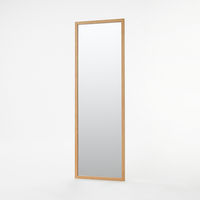 無印良品 壁に付けられる家具ミラー オーク材 中 良品計画