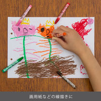 ぺんてる くれよん 単色 おうどいろ 10個 PTC-T06R