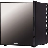A-Stage 1ドア冷蔵庫 32L ミラーガラス (ペルチェ式：ブラック)AR-32L01MG　1台（直送品）