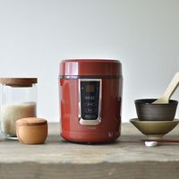 A-Stage 1.5合炊き炊飯器　レッド　GRC-H15R　1台（直送品）