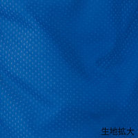 【工場・作業所用ビブス】マスダ メッシュジップベスト サイズXL サックス mv-188v-11xl-5  1セット(5着)（直送品）