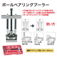 レックス ボールベアリングプーラー RT25-705 1セット（直送品）