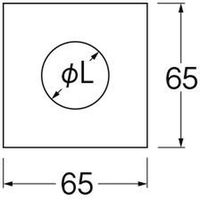 SANEI 水栓穴補強板 PR537-30 1個（直送品）